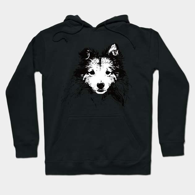 Shetland Sheepdog - Sheltie Christmas Gifts Hoodie by DoggyStyles